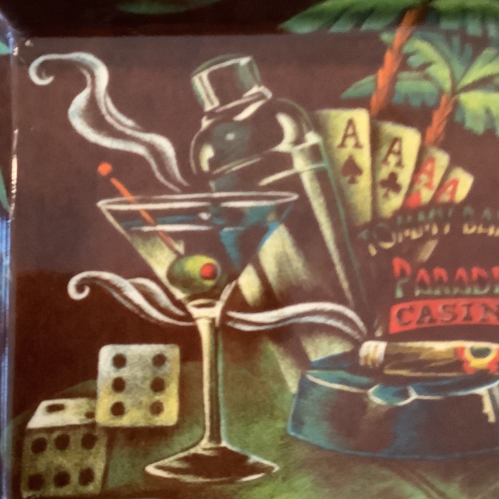 Tommy Bahama 2007 PARADISE CASINO CIGAR ASHTRAY CERAMIC limited addition - Picture 8 of 8